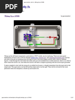 gaussmarkov_ diy fx » Wiring Up a 1590Bpedalzaio