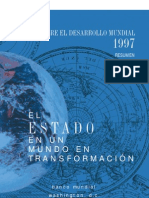 Informe Banco Mundial Sobre La Inportancia Del Estado