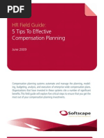 Download HR Field Guide 5 Tips To Effective Compensation Planning by Christopher Faust SN19432485 doc pdf