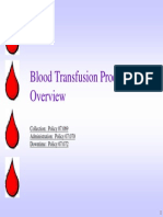 Blood Transfusion Process - Overview