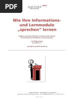 Download Ratgeber Wie Ihre In Formations- Und Lernmodule Sprechen Lernen by partekk handel ag SN19433243 doc pdf