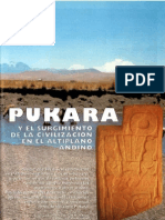 Pukara y El Surgimiento de La Civilización en El Altiplano Andino