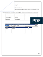 FIN.1.4.1 - (Customer Group Setup) : Accounts Receivable Customers Customer Groups