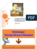 Materi Ke 5 Komputer Di Pendidikan