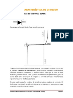 Curva Característica de Un Diodo Zener y Tunel