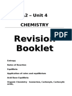 107185470 Revision Booklet Unit 4 Chemistry Edexcel