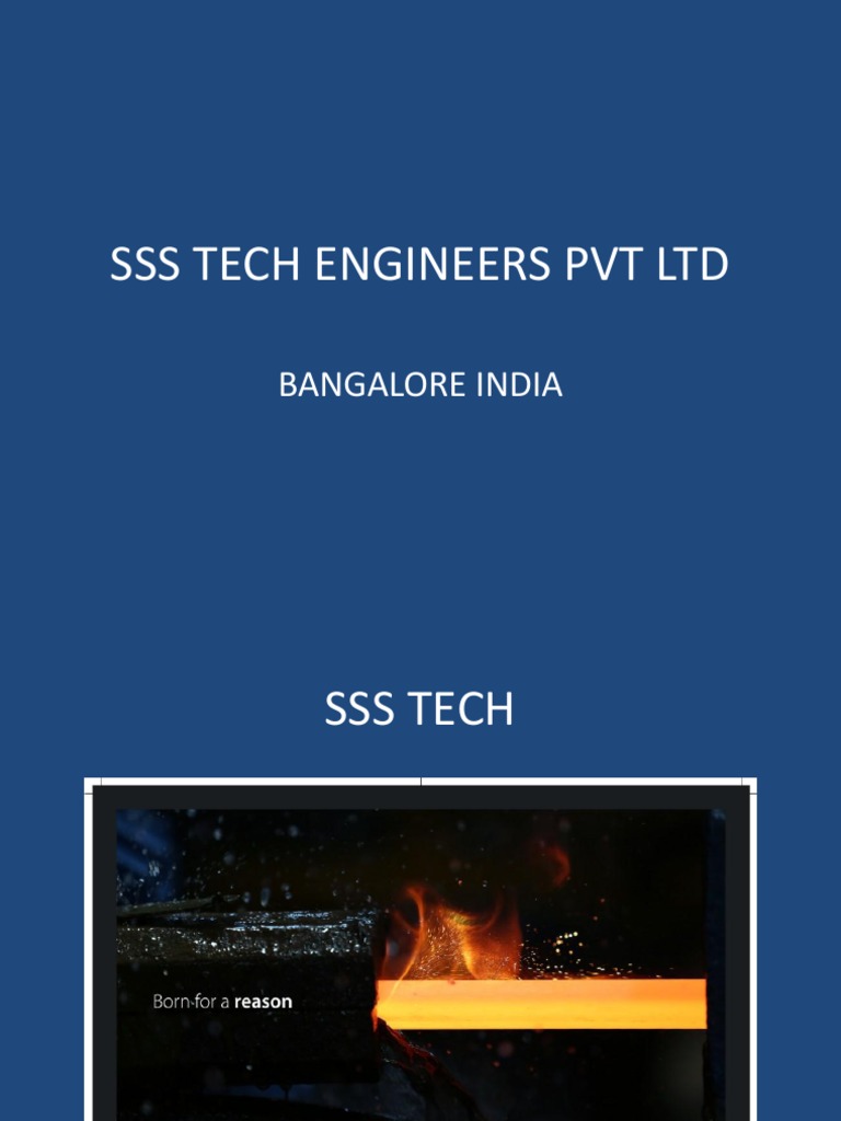 Sss Tech Engineers PVT LTD: Bangalore India | PDF