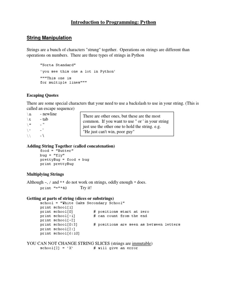 Introduction To Programming Python Pdf
