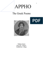 Sappho and Greek Poetry
