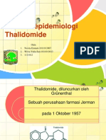Farmakoepidemiologi Thalidomide