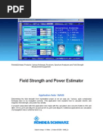 Field Strength and Power Estimator