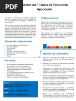 Master Finance Et Economie Appliquee