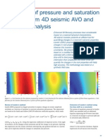 Estimation of Pressure and Saturation Changes From 4D Seismic AVO and Time-Shift Analysis