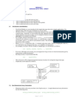 MODULE 7 DERIVED DATA TYPE - ARRAY