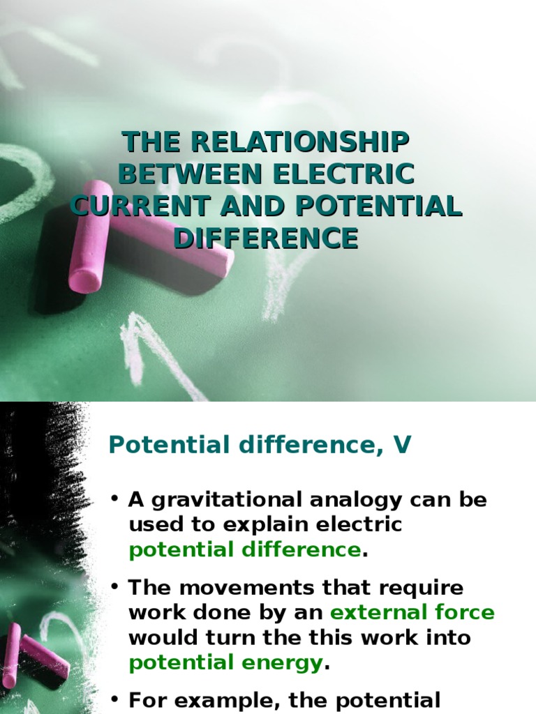 Current and Potential Difference Explained | PDF | Volt | Electrical ...