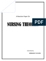 A Reaction Paper On Nursing Theories