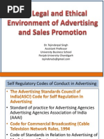 Legal Environment of Advertising