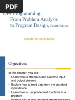 C++ Programming: From Problem Analysis To Program Design,: Fourth Edition