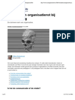 Cynisme en Organisatierot Bij Verandering