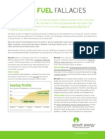 Food Vs Fuel Fallacies