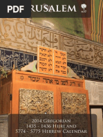 Download Jerusalem Calendar 2014 A3 by Husada Tsalitsa Mardiansyah SN194368904 doc pdf