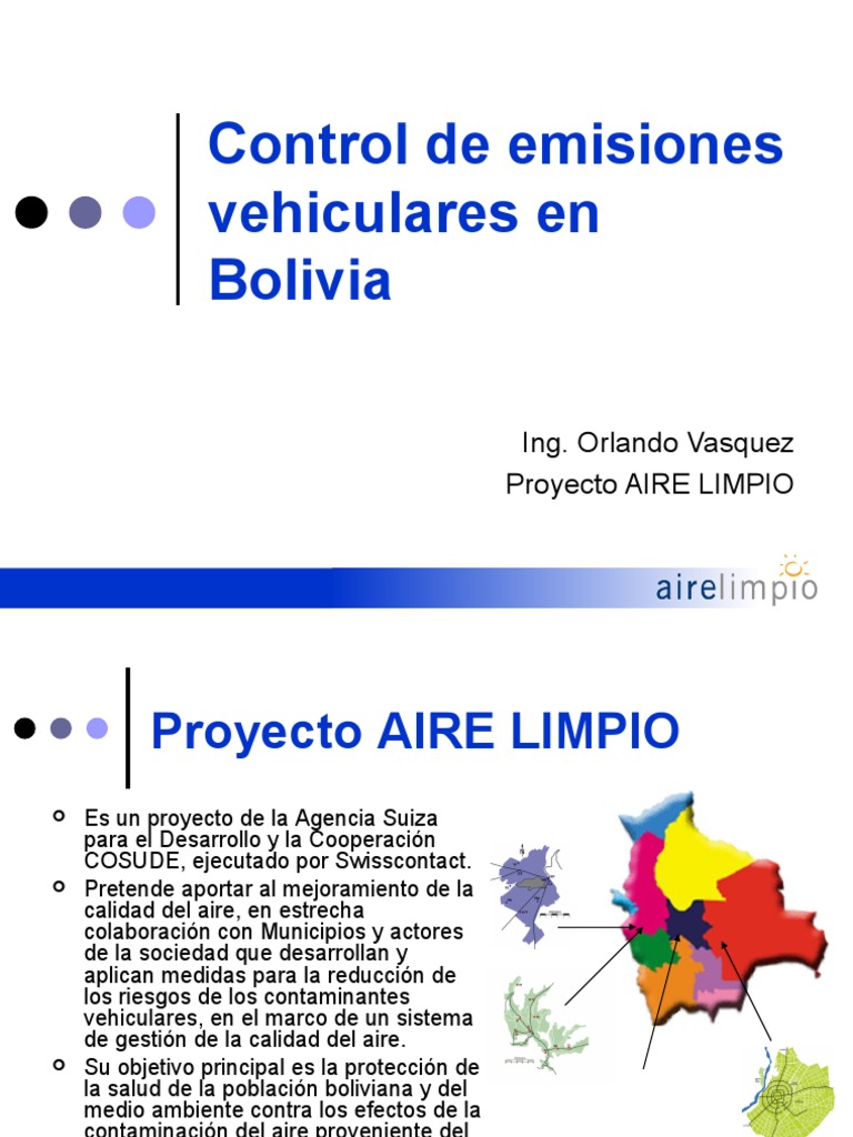 Control de Emisiones Vehiculares en Bolivia | PDF | La contaminación ...