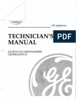 GE Built in Dishwashers Generation II Technicians Service Manual