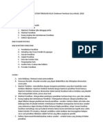 Sistematika Proposal Penelitian Tindakan Kelas