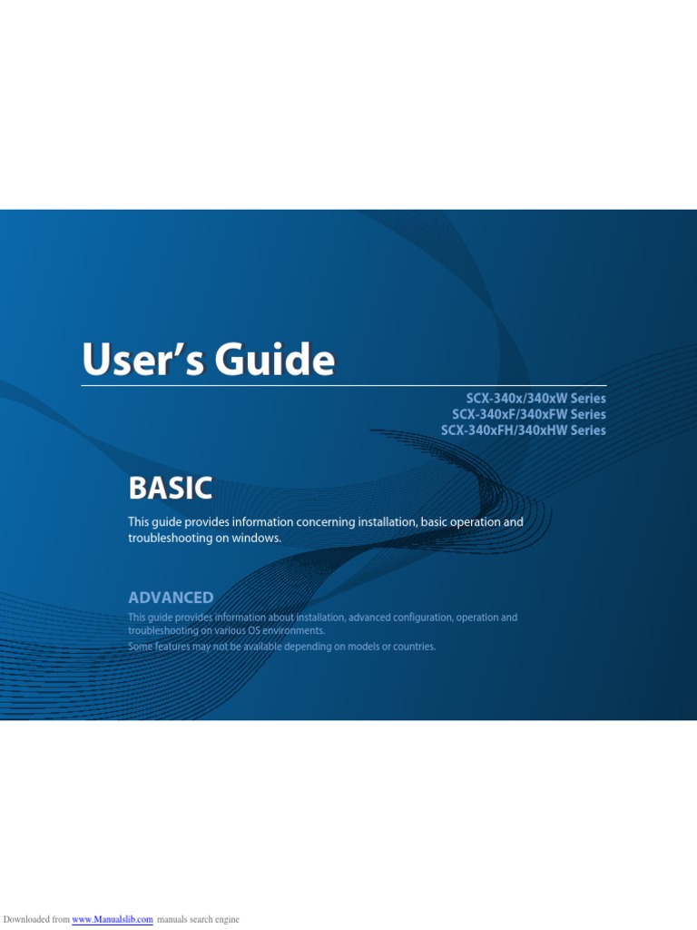 Samsung scx-3405fw driver for mac