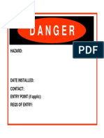 Danger: Hazard