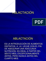 ABLACTACIÓN.