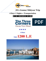 Hurghada (EL-Gouna) Midyear Trip: 4 Days 3 Nights + Transportation