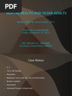 Psychiatry and Aging - a Powerpoint presentation