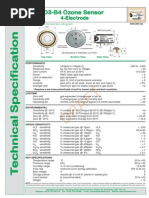 Draft: O3-B4 Oz O3-B4 Oz O3-B4 Oz O3-B4 Oz O3-B4 Ozone Sensor One Sensor One Sensor One Sensor One Sensor