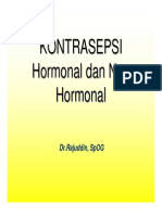 Kontrasepsi Hormonal Non Hormonal