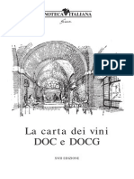 Carta Vini DOC DOCG Enoteca Italiana