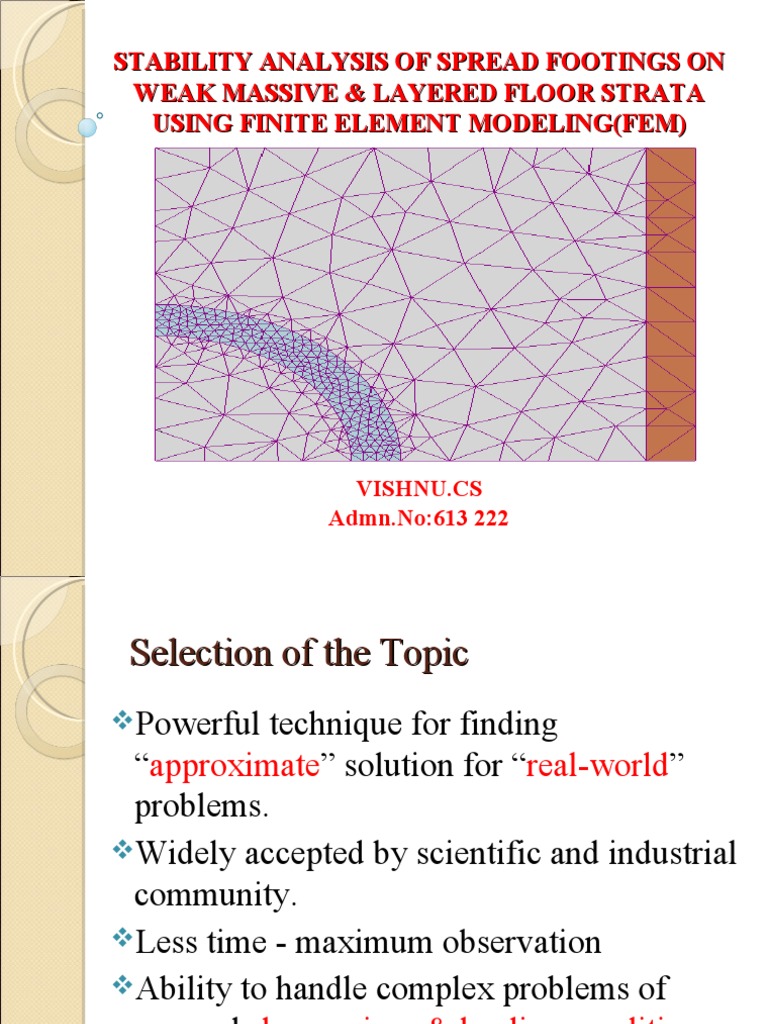 Ansys Geotechnical Geology_Finite Element Modeling | Método dos