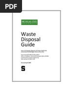 Waste Disposal Guide Pdf Hazardous Waste Resource Conservation And Recovery Act