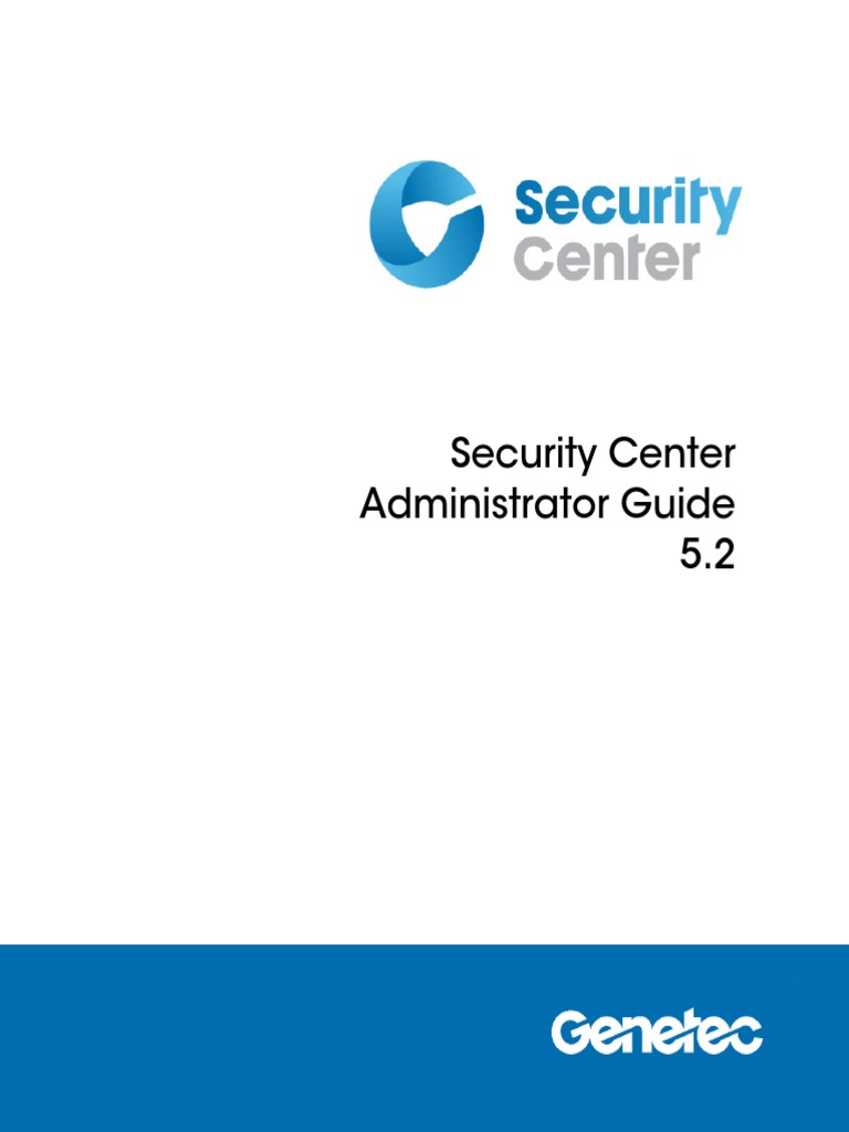 En - Security Center Administrator Guide 5.2 | PDF | Computer Security ...