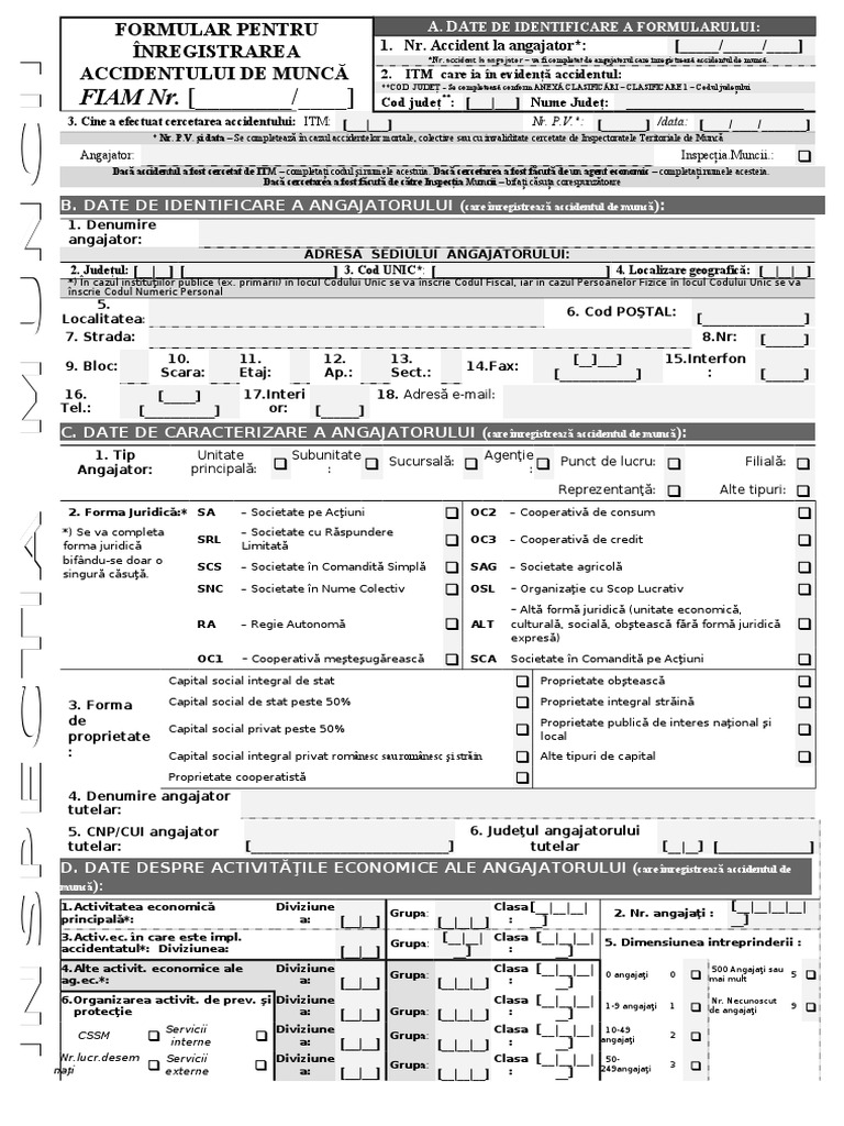 Formular FIAM | PDF
