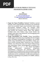 Download Studi Profesional Guru by WIDIATMOKO SN19443295 doc pdf