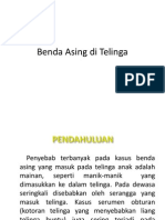 Benda Asing Di Telinga