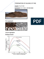 Determination of Bulking of Fine Aggtegate