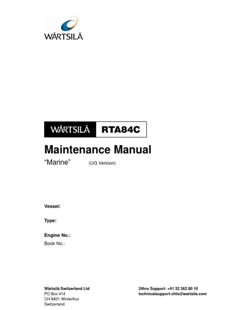 Motor Sulzer Manual | PDF | Piston | Screw