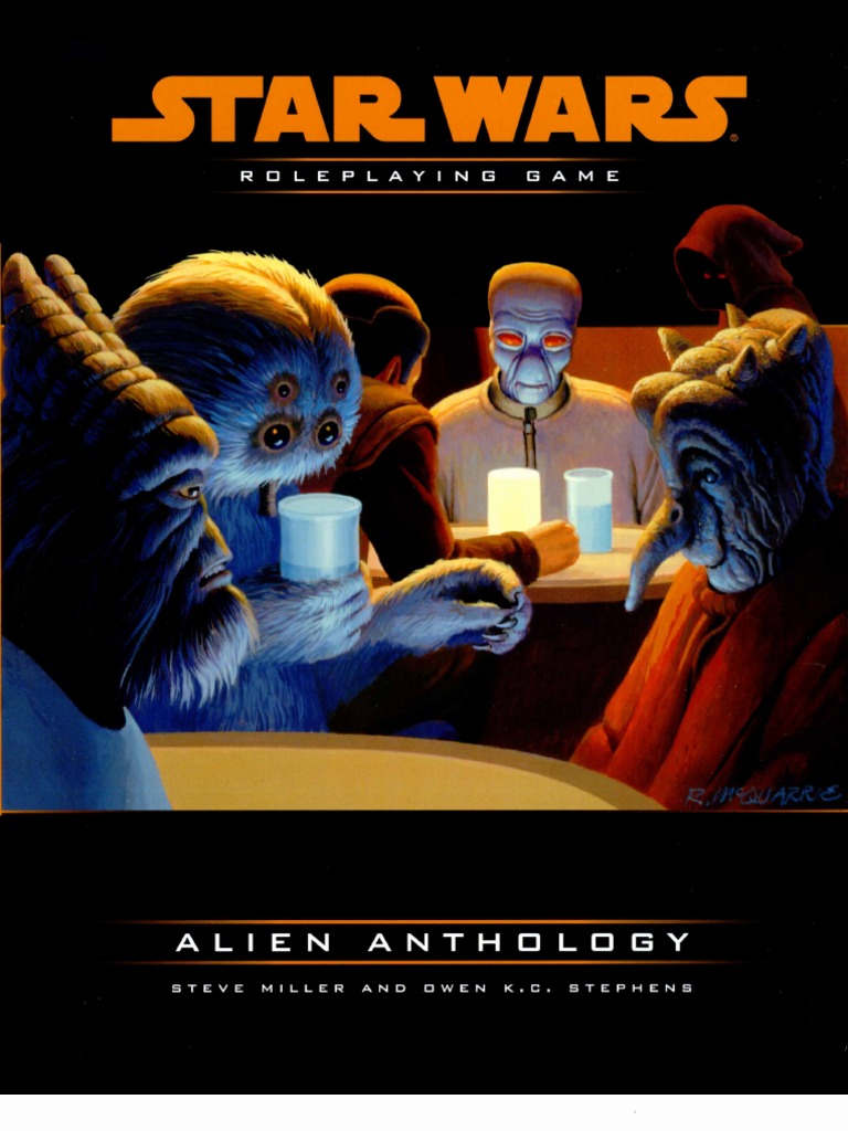 Star Wars D20 Alien Anthology Wizards Of The Coast D20 System