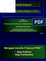 ITS - Menulis Proposal PKM