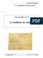 270 - Le Bulletin de Salaire