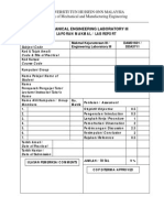 MECHANICAL ENGINEERING LAB REPORT TEMPLATE