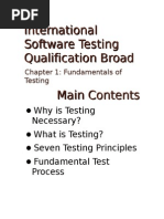 Istqb - Chapter I - II