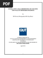 Column & Shear Wall Shortening by Praveen Moragaspitiya